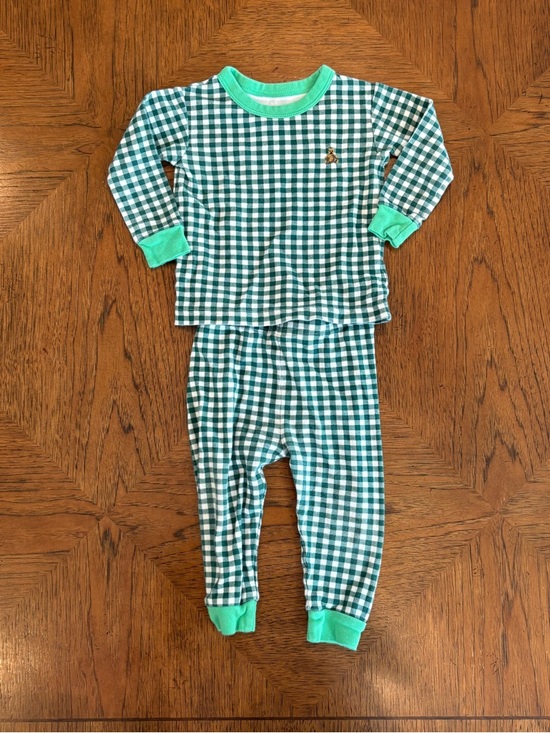 GAP Other - GAP Green and White Gingham Kids Pajama Set